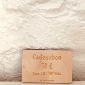 € 50 Cadeaubon