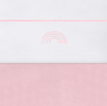 Afbeelding in Gallery-weergave laden, Jollein Laken Rainbow Blush Pink 120x150cm
